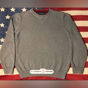 NWOT Vintage Tommy Hilfiger Gray Sweater L sportsman pwing golf Rlpc Rlx Cp rrl